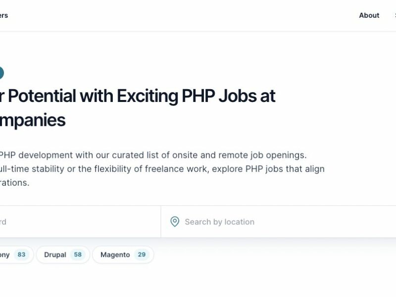 PHP Developer Careers