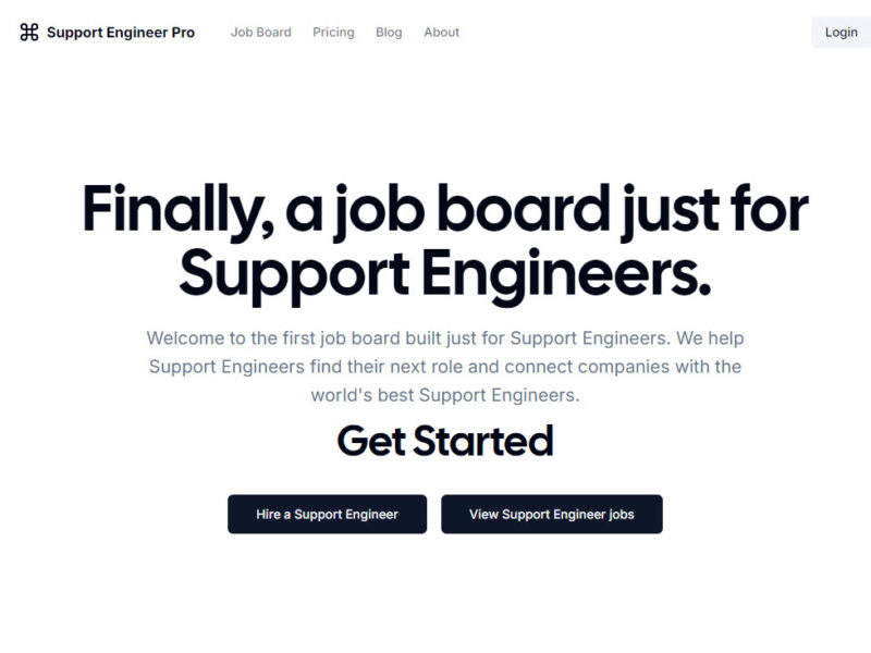 Support Engineer Pro