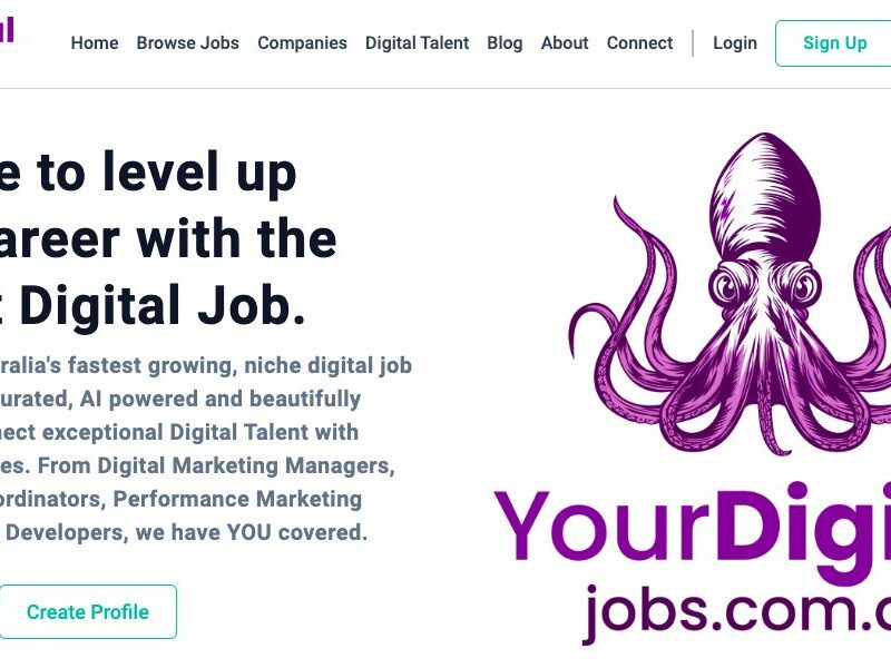 Your Digital Jobs - Australia's Favourite Niche Digital Job Board